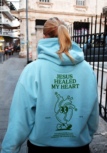 Jesus Healed My Heart Unisex Hoodie